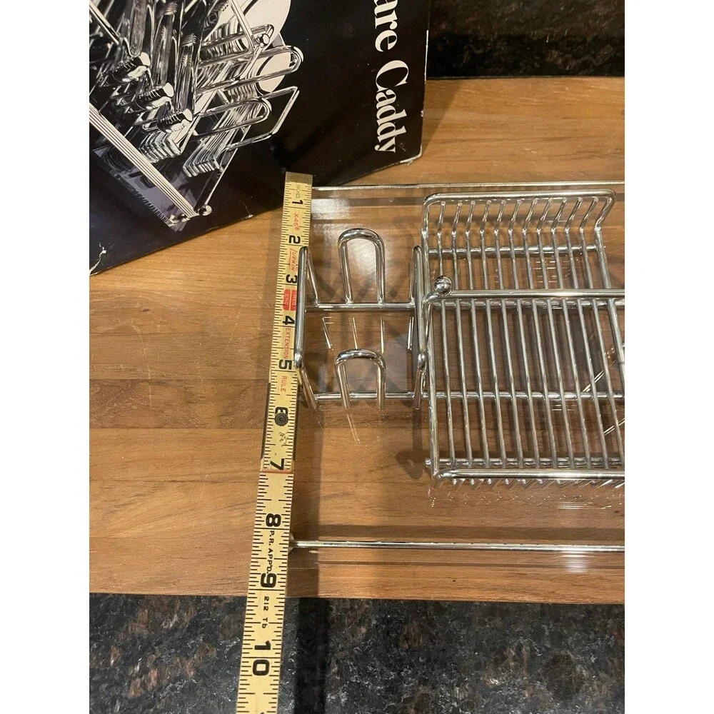 Towle Leonard Silver Plated Flatware Caddy Organizer